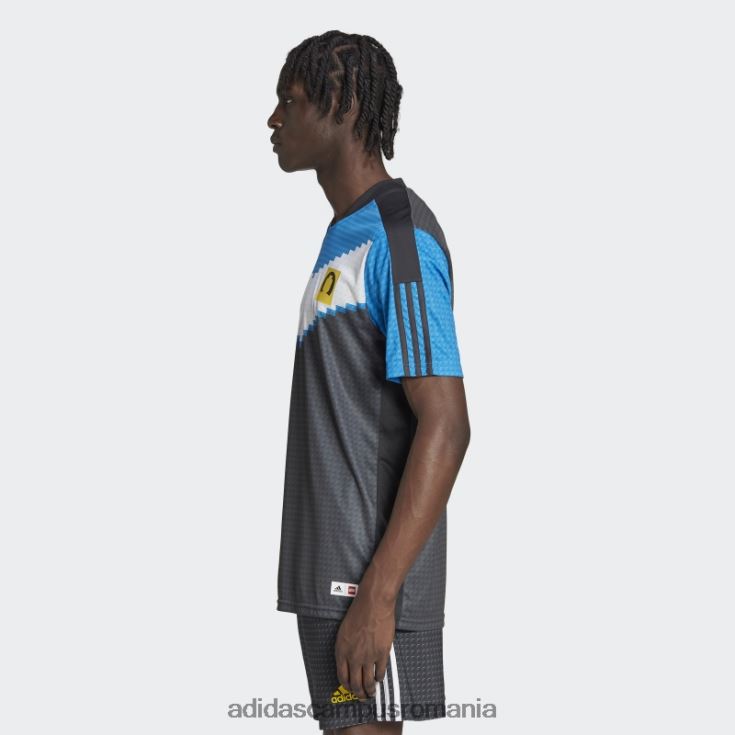 adidas campus romania carbon tiro x lego away tricou fierbinte unisex carbon/alb/galben J266N27170