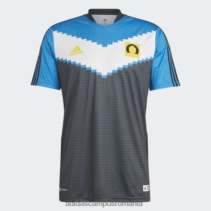 adidas campus romania carbon tiro x lego away tricou fierbinte unisex carbon/alb/galben J266N27170