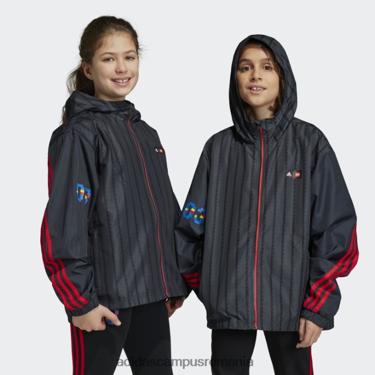 adidas campus romania carbon x clasic lego parcă de vânt la modă unisex carbon/rosu J266N211617