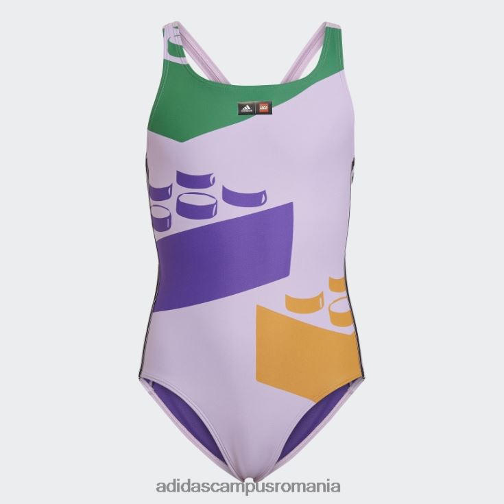 adidas campus romania costum de baie liliac x lego unisex liliac J266N219228