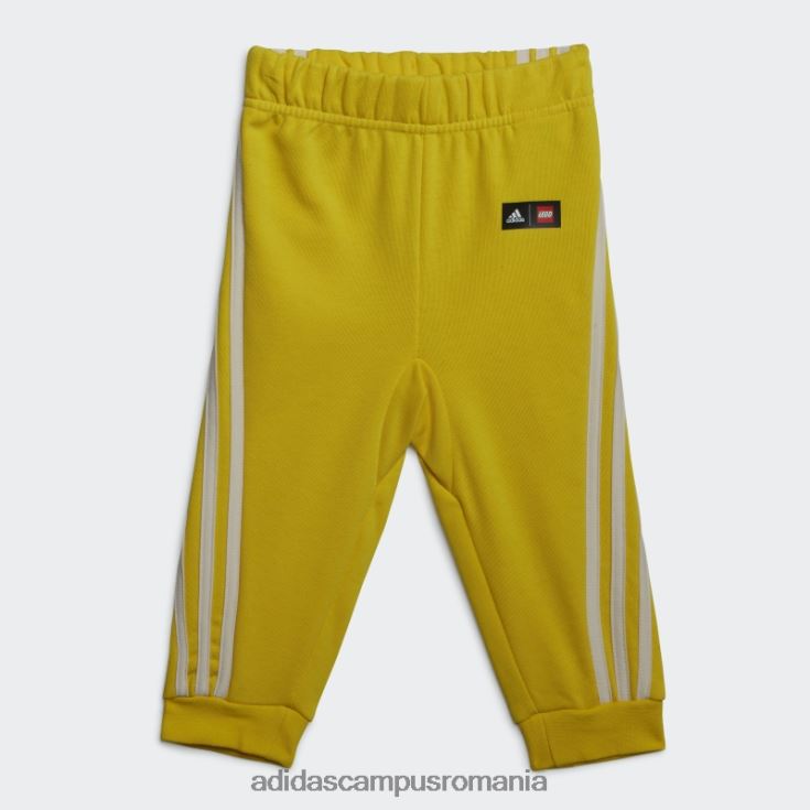 adidas campus romania galben x set de pantaloni și jachetă lego clasică la modă unisex nuanță galben/ecru J266N211694