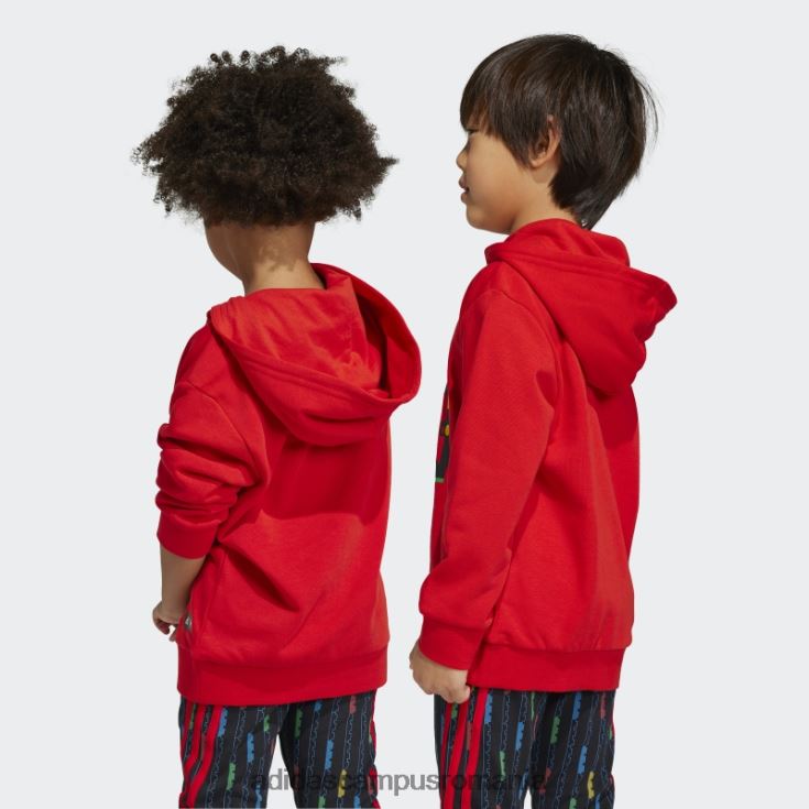 adidas campus romania hanorac roșu x clasic lego fierbinte unisex roșu J266N218432