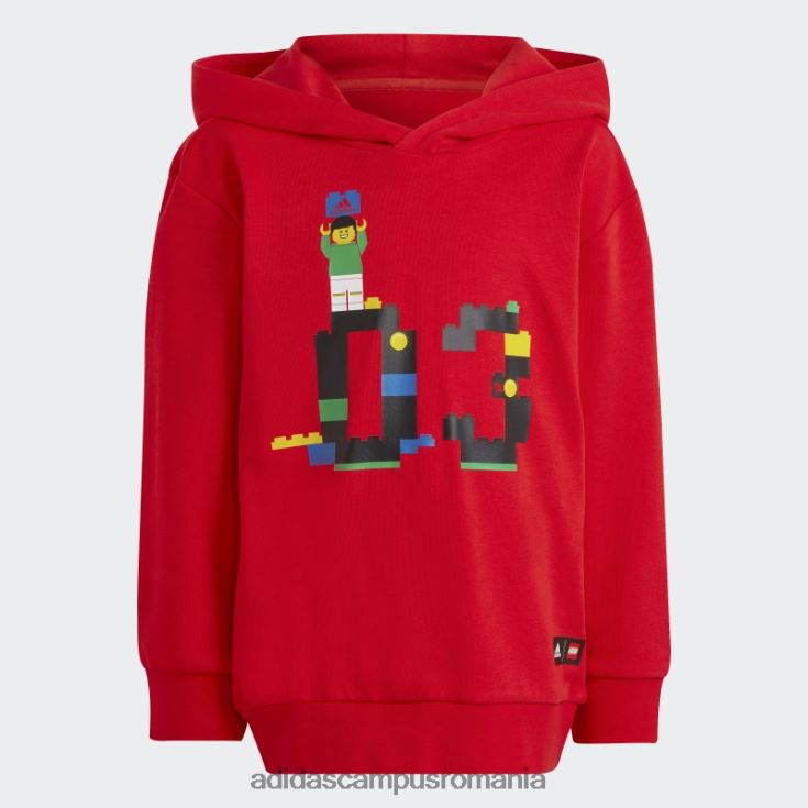 adidas campus romania hanorac roșu x clasic lego fierbinte unisex roșu J266N218432