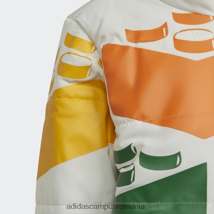 adidas campus romania jachetă căptușită de iarnă fashion x clasic lego unisex alb/galben J266N212033