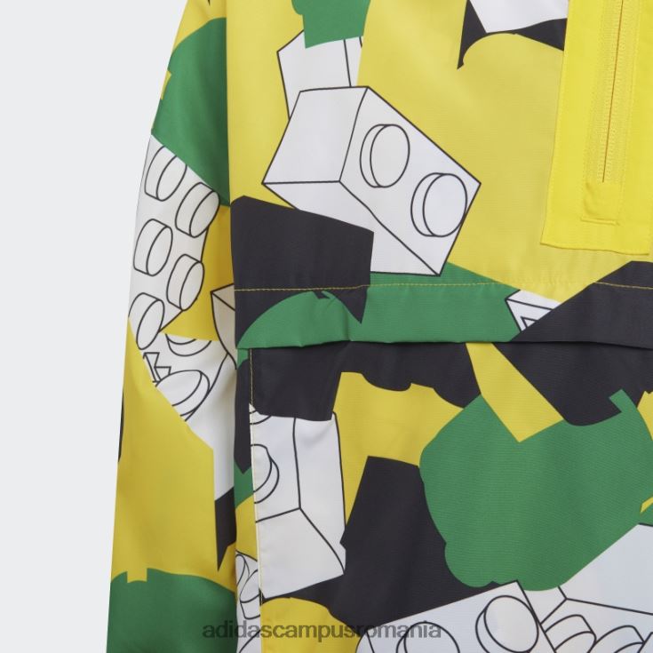 adidas campus romania jacket de vânt cu jumătate de fermoar alb x clasic lego fierbinte unisex alb/galben/verde/negru J266N218980