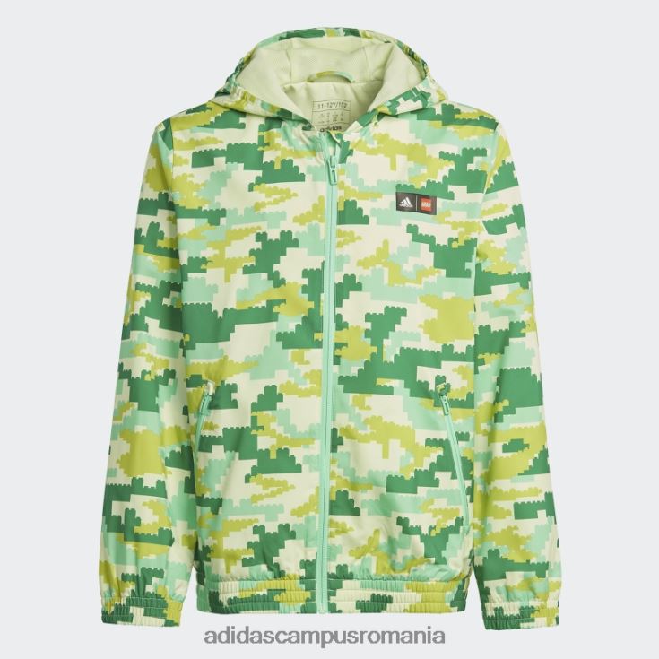 adidas campus romania parcă de vânt green hot x lego play unisex verde/aureola J266N218810