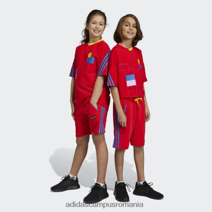 adidas campus romania roșu x clasic lego pantaloni scurți moda unisex rosu albastru J266N218714