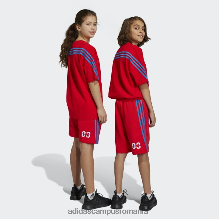adidas campus romania roșu x clasic lego pantaloni scurți moda unisex rosu albastru J266N218714