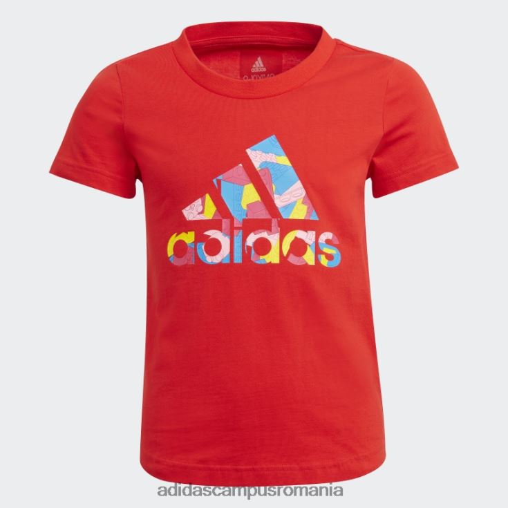 adidas campus romania roșu x clasic lego tricou grafic modă unisex roșu J266N219282