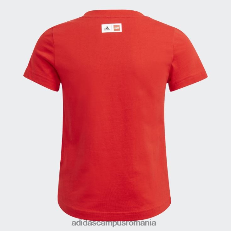 adidas campus romania roșu x clasic lego tricou grafic modă unisex roșu J266N219282