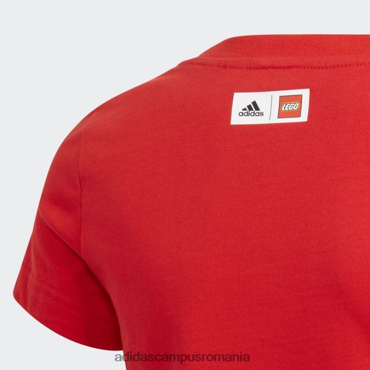 adidas campus romania roșu x clasic lego tricou grafic modă unisex roșu J266N219282