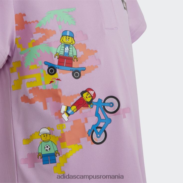 adidas campus romania rochie polo x lego play liliac fierbinte unisex liliac/galben J266N218800