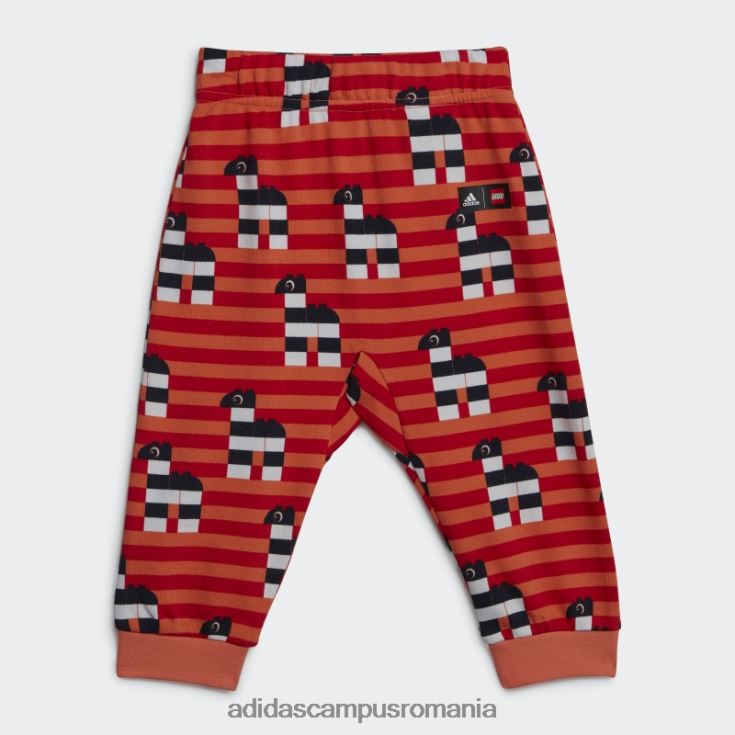 adidas campus romania set de tricou și pantaloni scurți alb x lego play la modă unisex alb J266N211680