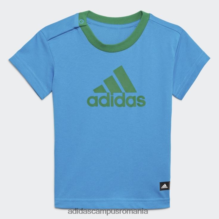 adidas campus romania set de tricou și pantaloni scurți lego verde x clasic la modă unisex verde J266N218867