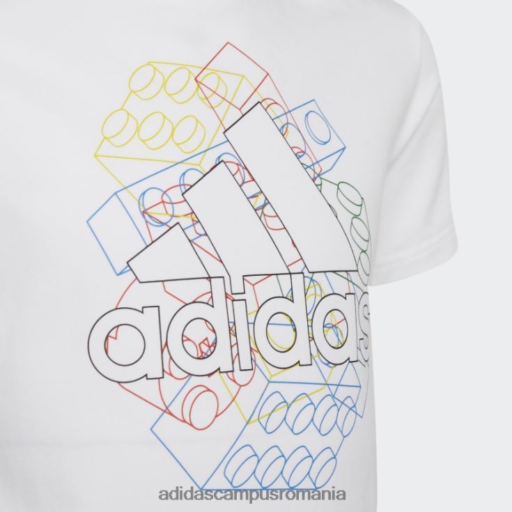 adidas campus romania tricou alb x clasic lego unisex alb/galben J266N219024