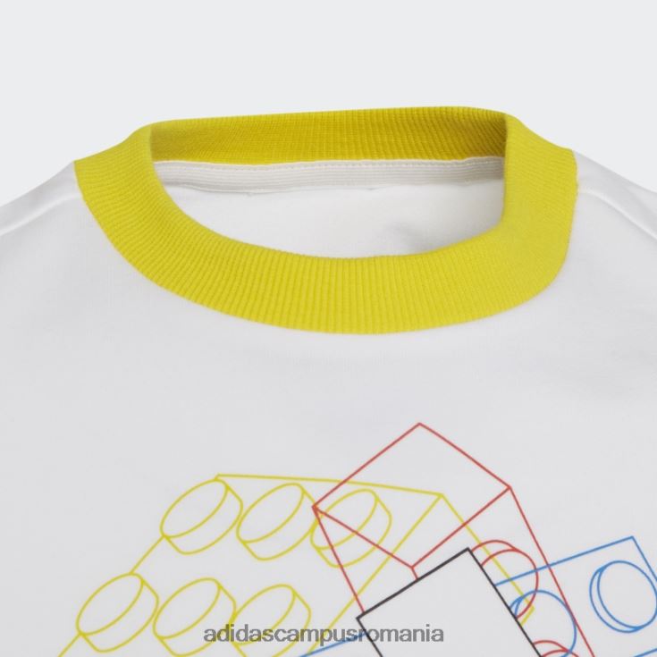 adidas campus romania tricou alb x clasic lego unisex alb/galben J266N219024