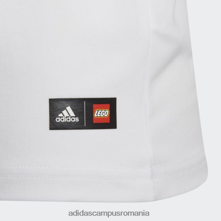 adidas campus romania tricou alb x clasic lego unisex alb/galben J266N219024