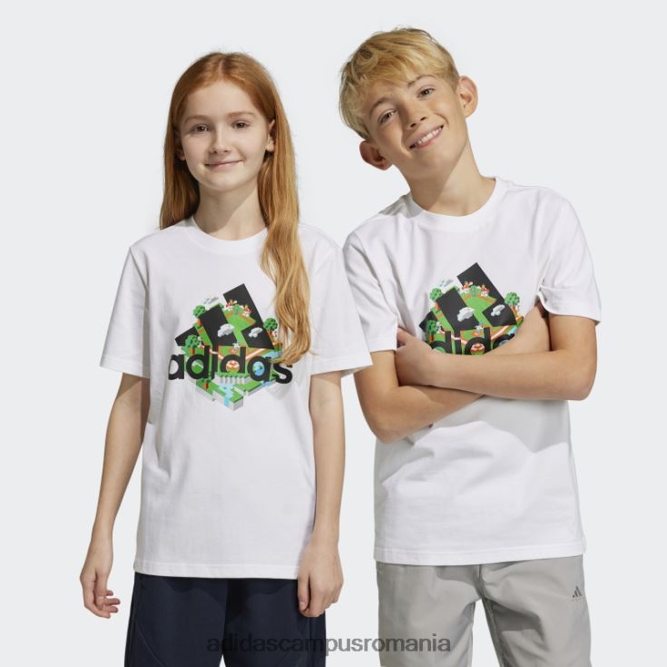adidas campus romania tricou grafic alb x lego fashion unisex alb J266N23333
