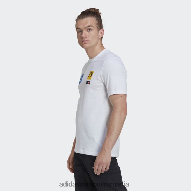 adidas campus romania tricou grafic alb x lego fotbal unisex alb J266N214901