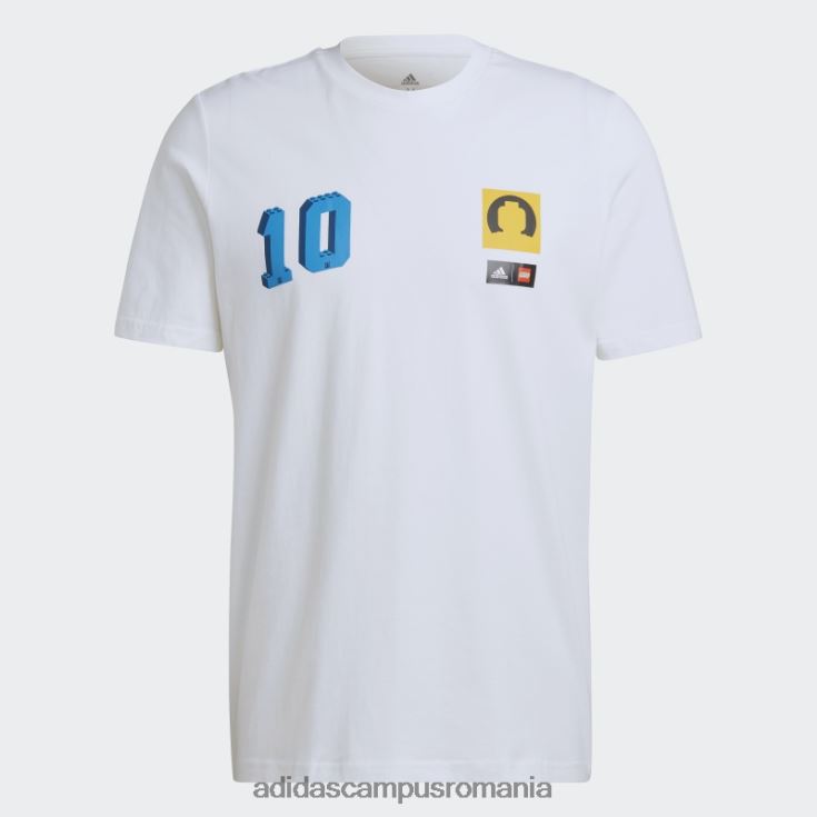 adidas campus romania tricou grafic alb x lego fotbal unisex alb J266N214901