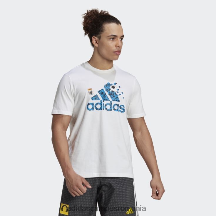 adidas campus romania tricou grafic de fotbal x lego alb fierbinte unisex alb J266N220258