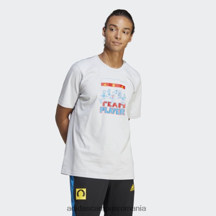 adidas campus romania tricou grafic de fotbal x lego gri unisex gri J266N220398