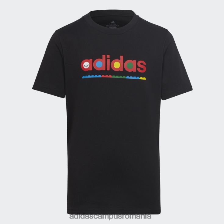 adidas campus romania tricou grafic negru x lego fierbinte unisex negru J266N224941