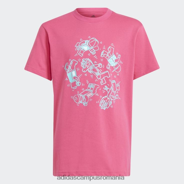 adidas campus romania tricou grafic real magenta x lego fierbinte unisex magenta real J266N218970