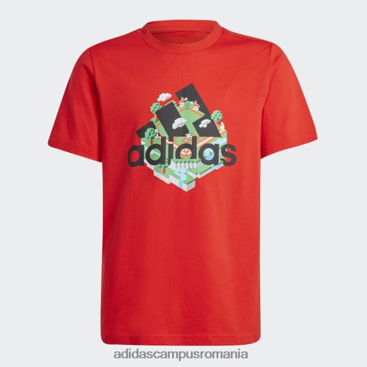 adidas campus romania tricou grafic red hot x lego unisex roșu J266N224951