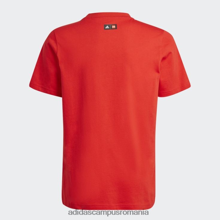 adidas campus romania tricou grafic roșu x lego unisex roșu J266N23322