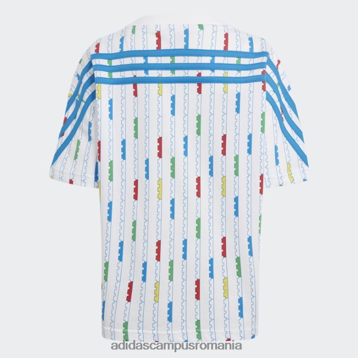 adidas campus romania tricou lego alb x clasic fierbinte unisex alb/albastru șoc J266N211614