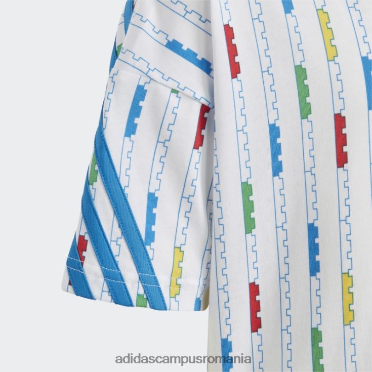 adidas campus romania tricou lego alb x clasic fierbinte unisex alb/albastru șoc J266N211614