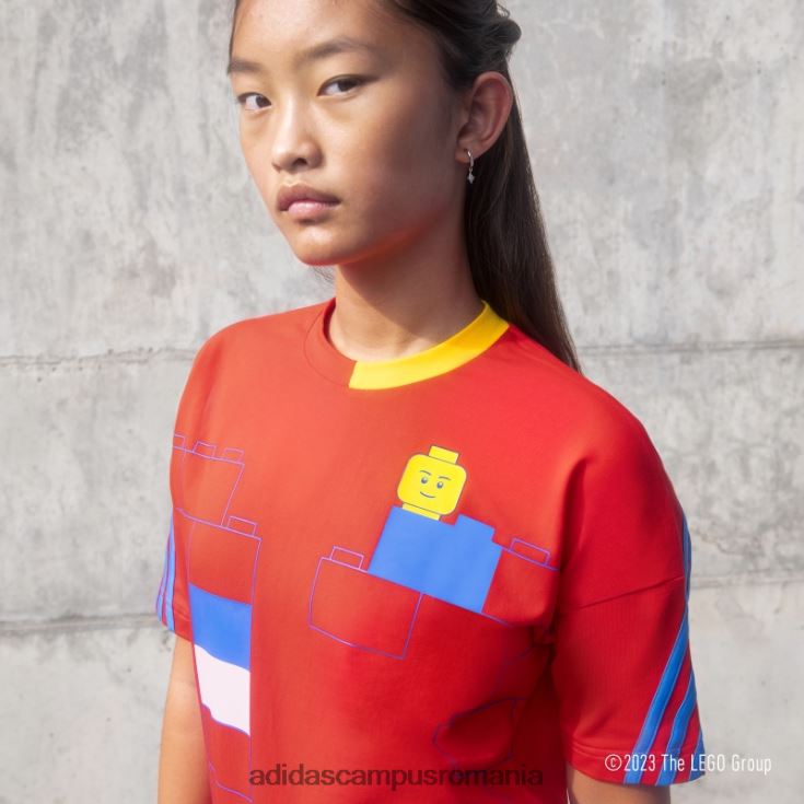 adidas campus romania tricou roșu x clasic lego fierbinte unisex roșu/albastru șoc J266N225003