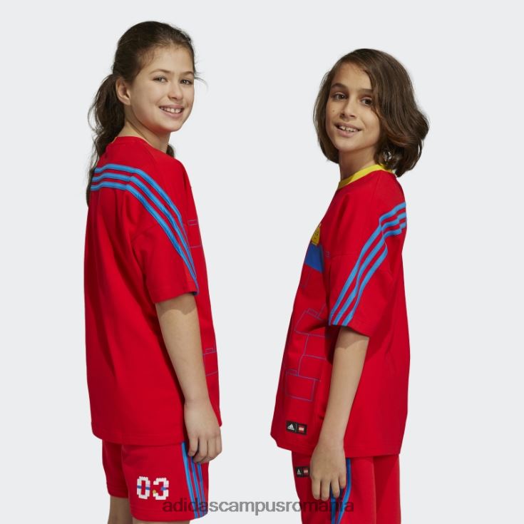 adidas campus romania tricou roșu x clasic lego fierbinte unisex roșu/albastru șoc J266N225003