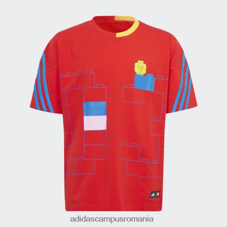 adidas campus romania tricou roșu x clasic lego fierbinte unisex roșu/albastru șoc J266N225003