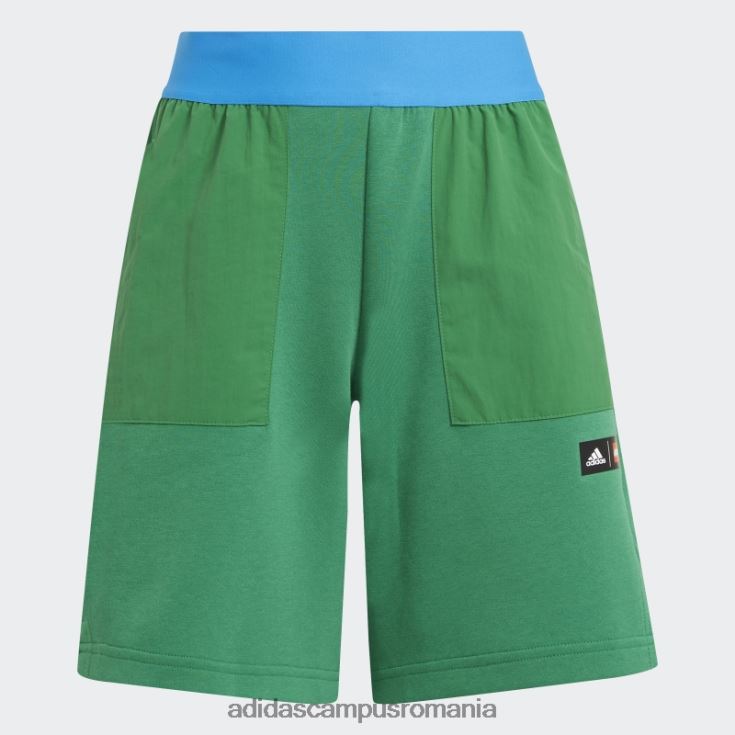 adidas campus romania verde x pantaloni scurți clasici lego fierbinți unisex verde/negru/albastru J266N219028