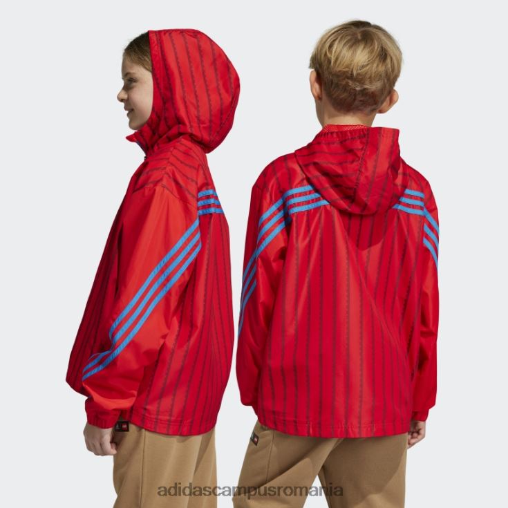 adidas campus romania x classic lego windbreaker red fashion unisex rosu albastru J266N218693