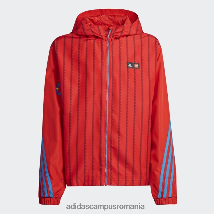 adidas campus romania x classic lego windbreaker red fashion unisex rosu albastru J266N218693