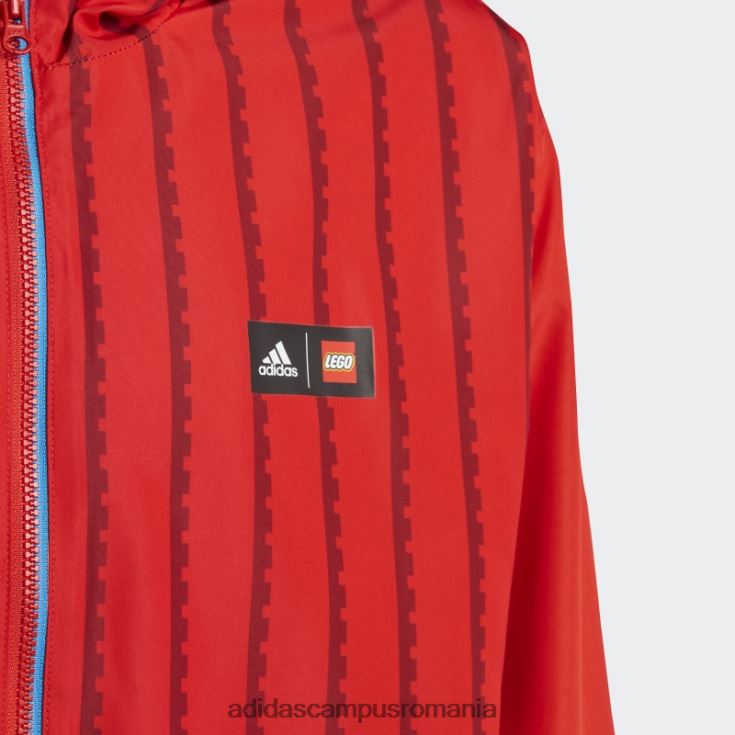 adidas campus romania x classic lego windbreaker red fashion unisex rosu albastru J266N218693