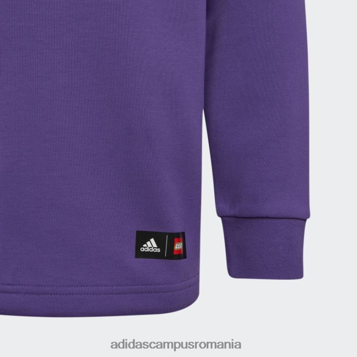 adidas campus romania x classic legohoodie fashion violet ascuțit unisex violet/verde ascuțit J266N212010