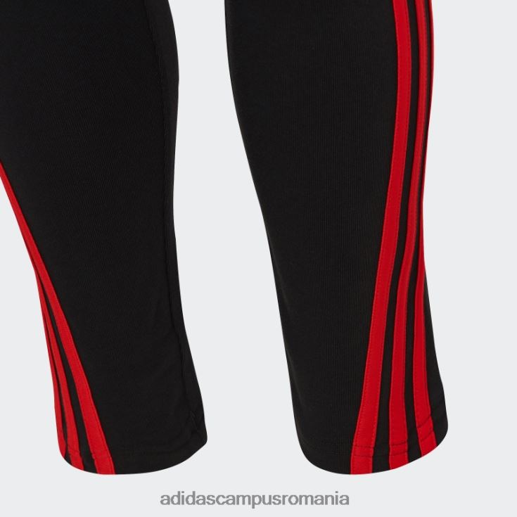 adidas campus romania x colanti clasici lego negru fierbinte unisex negru/rosu J266N211606