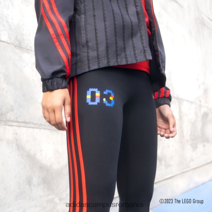 adidas campus romania x colanti lego clasici fashion negri unisex negru/rosu J266N218750