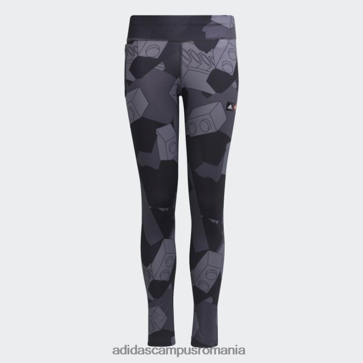 adidas campus romania x colanti lego clasici gri fierbinte unisex gri/carbon/negru J266N218959