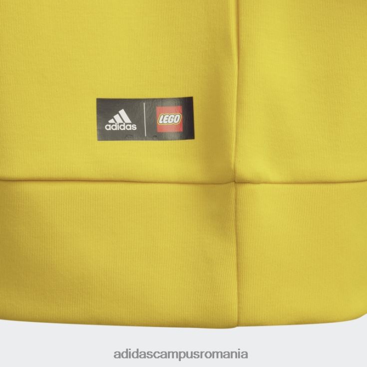 adidas campus romania x hanorac clasic lego galben fierbinte unisex galben/negru J266N219096