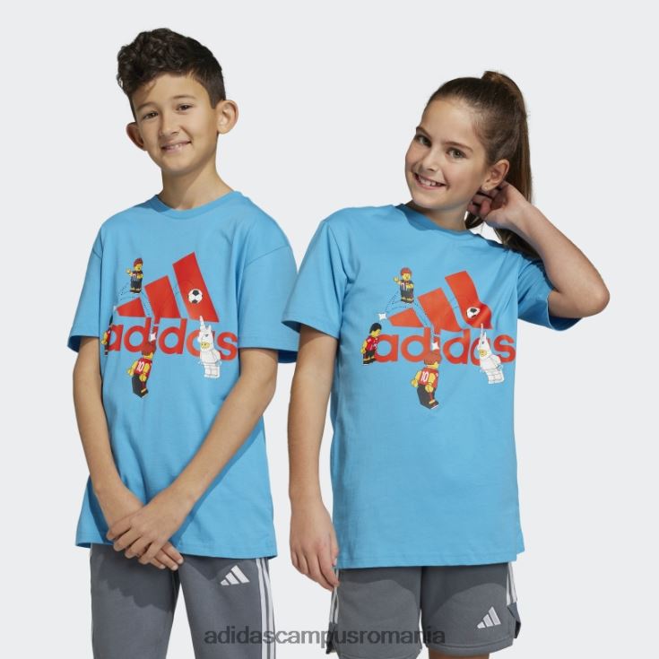 adidas campus romania x insigna de fotbal lego de sport tricou grafic fashion fresh splash unisex stropi proaspăt J266N23357