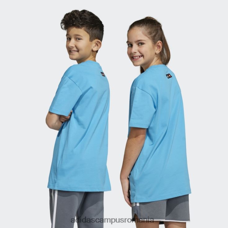 adidas campus romania x insigna de fotbal lego de tricou grafic sport fresh splash unisex stropi proaspăt J266N218433