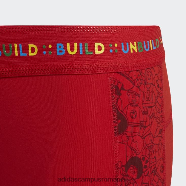 adidas campus romania x lego play dresuri scurte roșii unisex roșu J266N219011