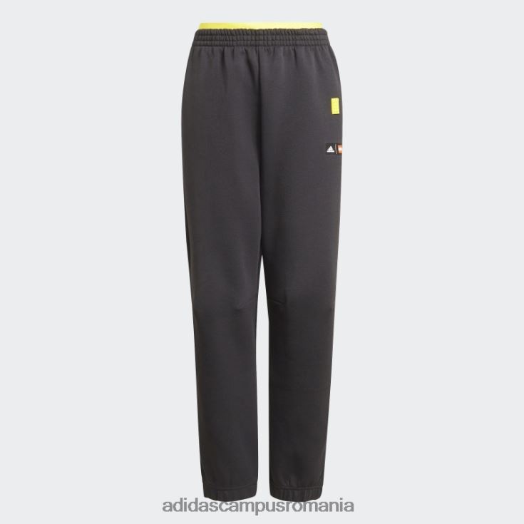 adidas campus romania x lego vidiyo pantaloni de jogging negru fierbinte unisex galben închis J266N218994