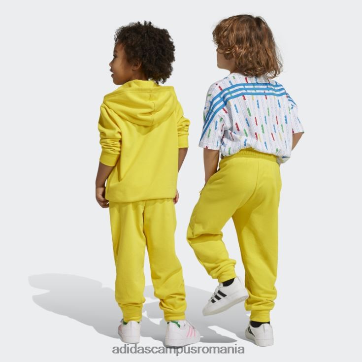 adidas campus romania x pantaloni clasici lego galben fierbinte unisex galben rosu J266N23314