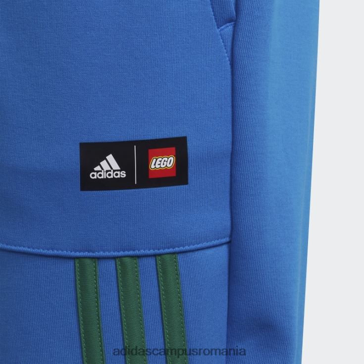 adidas campus romania x pantaloni de jogging lego clasici la moda albastra unisex albastru verde J266N219094
